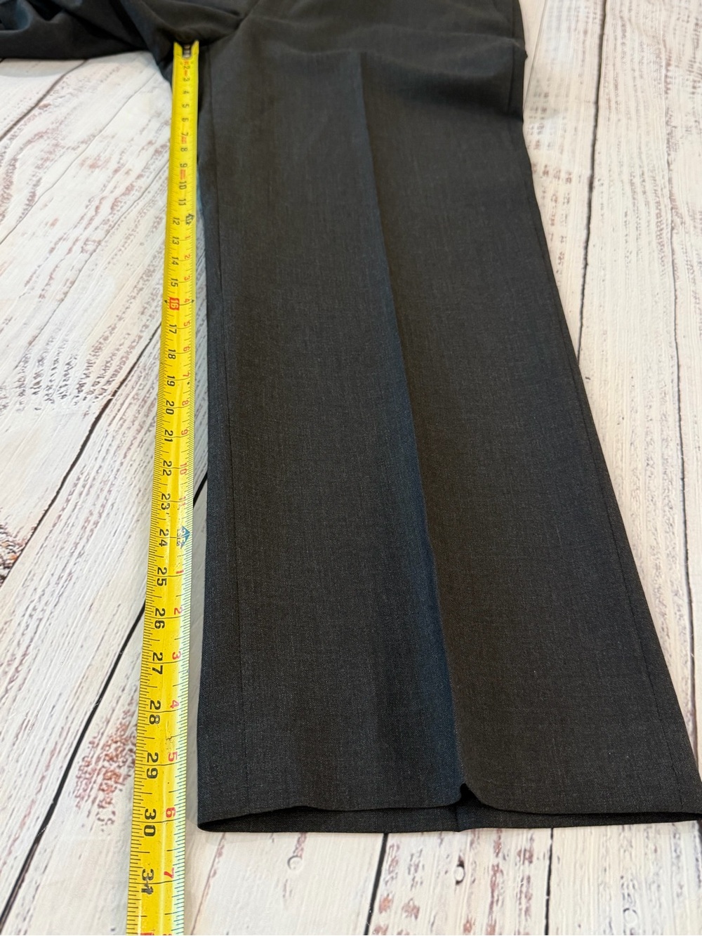Vintage Stafford Dark Gray Heather Suit 44L Blazer, 40X32 Pant Old Money - Picture 13 of 16